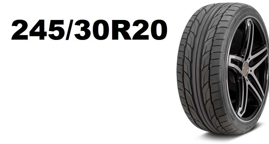 タイヤサイズ, タイヤ, 245/30R20
