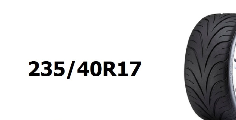 タイヤサイズ, タイヤの直径, ホイール, タイヤ, 235/40R17