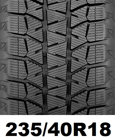 タイヤサイズ, タイヤの直径, タイヤ, 235/40R18