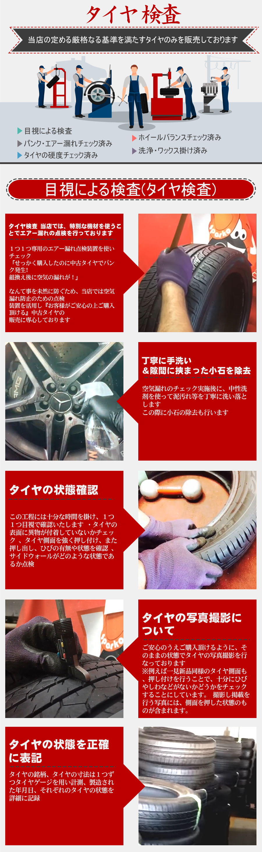 タイヤ検査